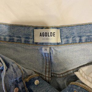 Agolde Distressed Jean Short